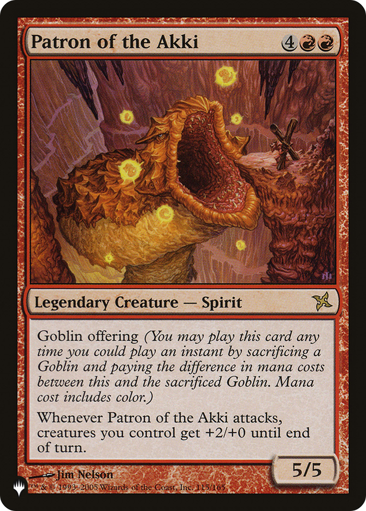 Patron of the Akki (PLIST-147) - The List