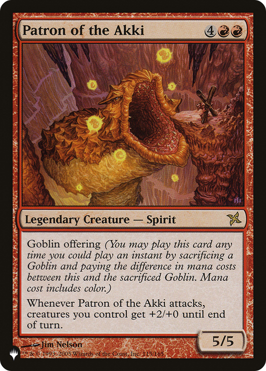 Patron of the Akki (PLIST-147) - The List
