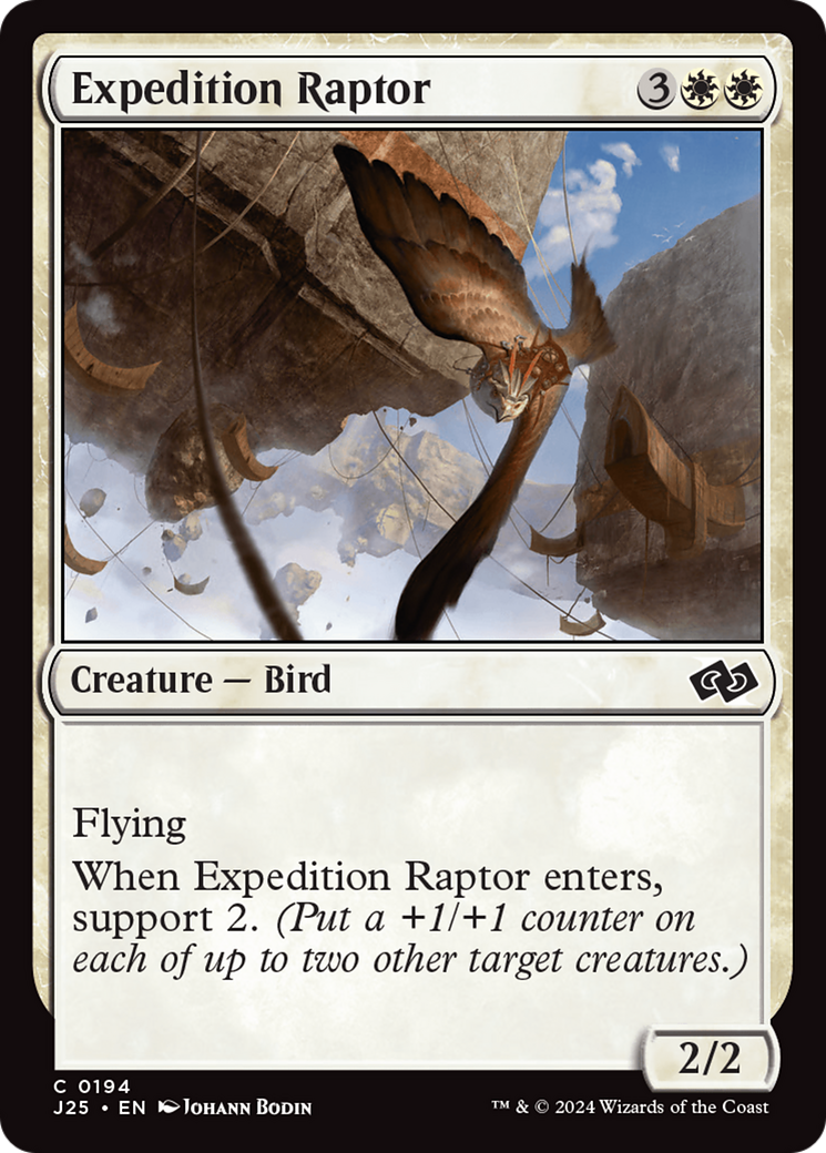 Expedition Raptor (J25-194) - Foundations Jumpstart - Premium MTG Single from Wizards of the Coast - Just $0.25! Shop now at Game Crave Tournament Store