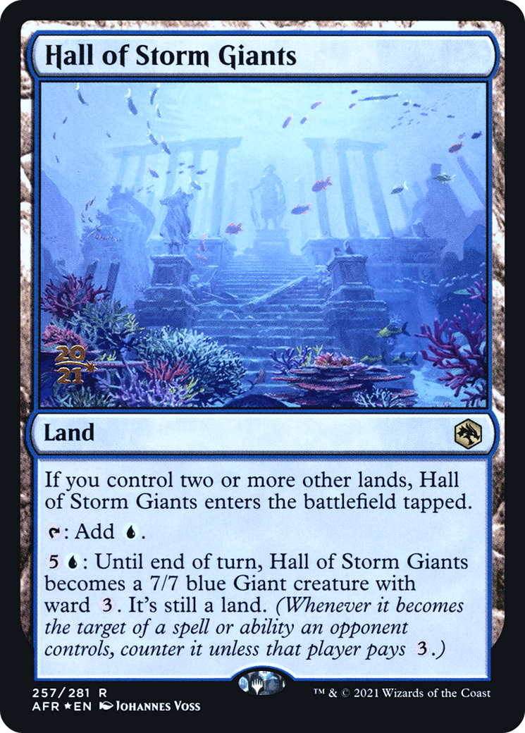 Hall of Storm Giants (PAFR-257S) - Adventures in the Forgotten Realms Promos Foil