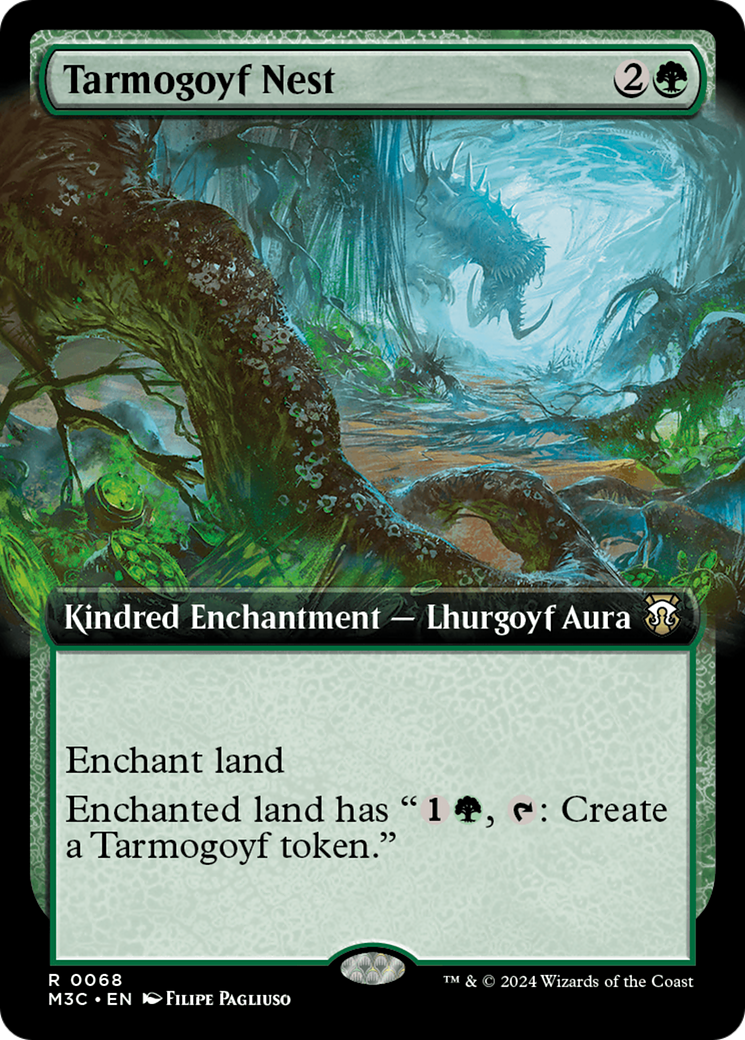 Tarmogoyf Nest (M3C-068) - Modern Horizons 3 Commander: (Extended Art) - Premium MTG Single from Wizards of the Coast - Just $0.35! Shop now at Game Crave Tournament Store