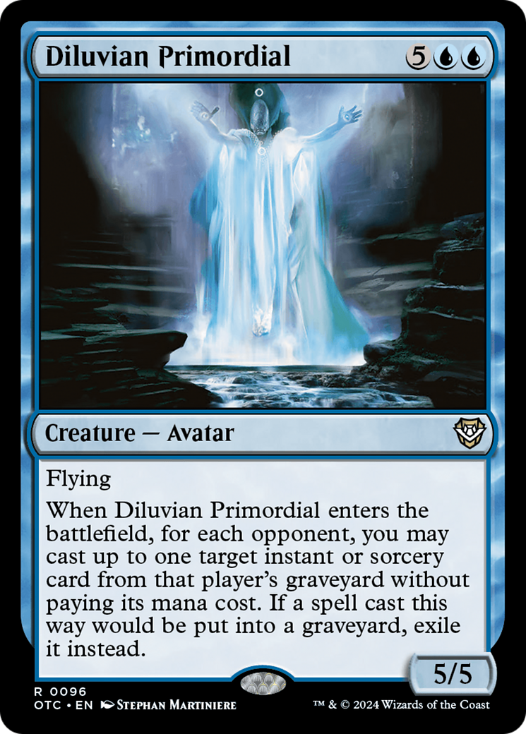 Diluvian Primordial (OTC-096) - Outlaws of Thunder Junction Commander - Premium MTG Single from Wizards of the Coast - Just $0.25! Shop now at Game Crave Tournament Store
