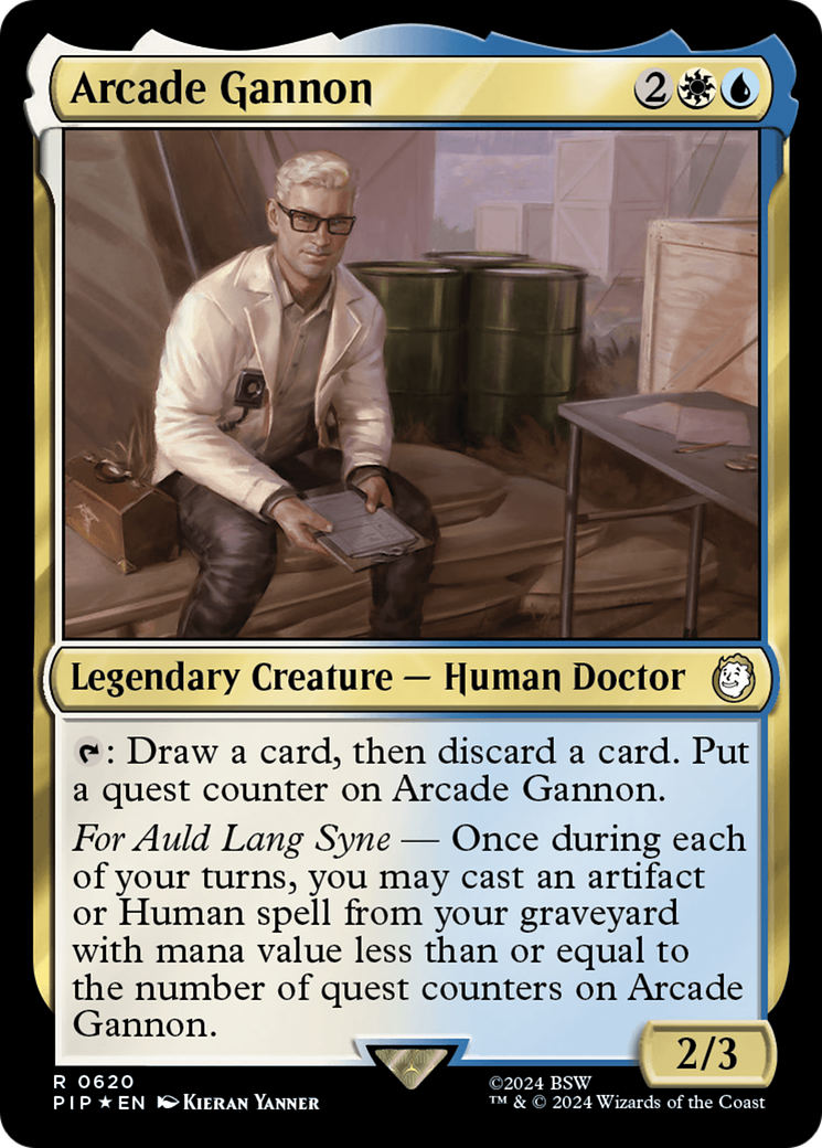 Arcade Gannon (PIP-620) - Fallout Foil - Premium MTG Single from Wizards of the Coast - Just $0.78! Shop now at Game Crave Tournament Store