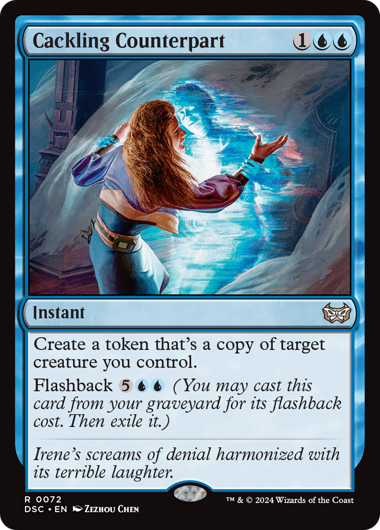 Cackling Counterpart (DSC-072) - Duskmourn: House of Horror Commander - Premium MTG Single from Wizards of the Coast - Just $0.25! Shop now at Game Crave Tournament Store