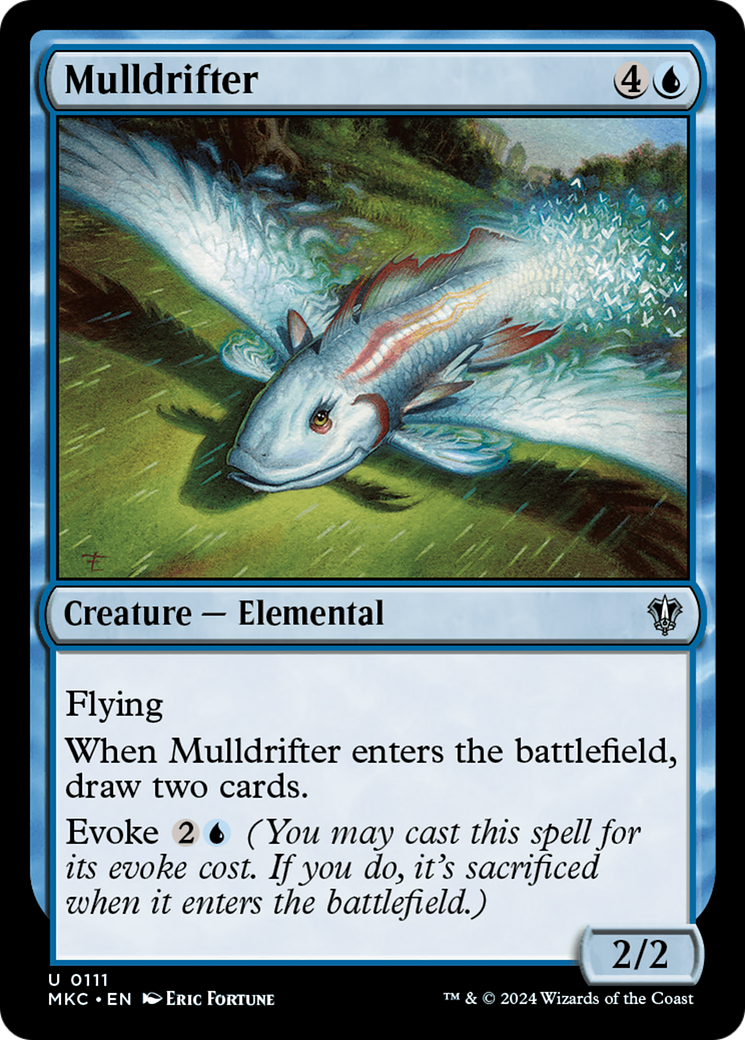Mulldrifter (MKC-111) - Murders at Karlov Manor Commander - Premium MTG Single from Wizards of the Coast - Just $0.25! Shop now at Game Crave Tournament Store
