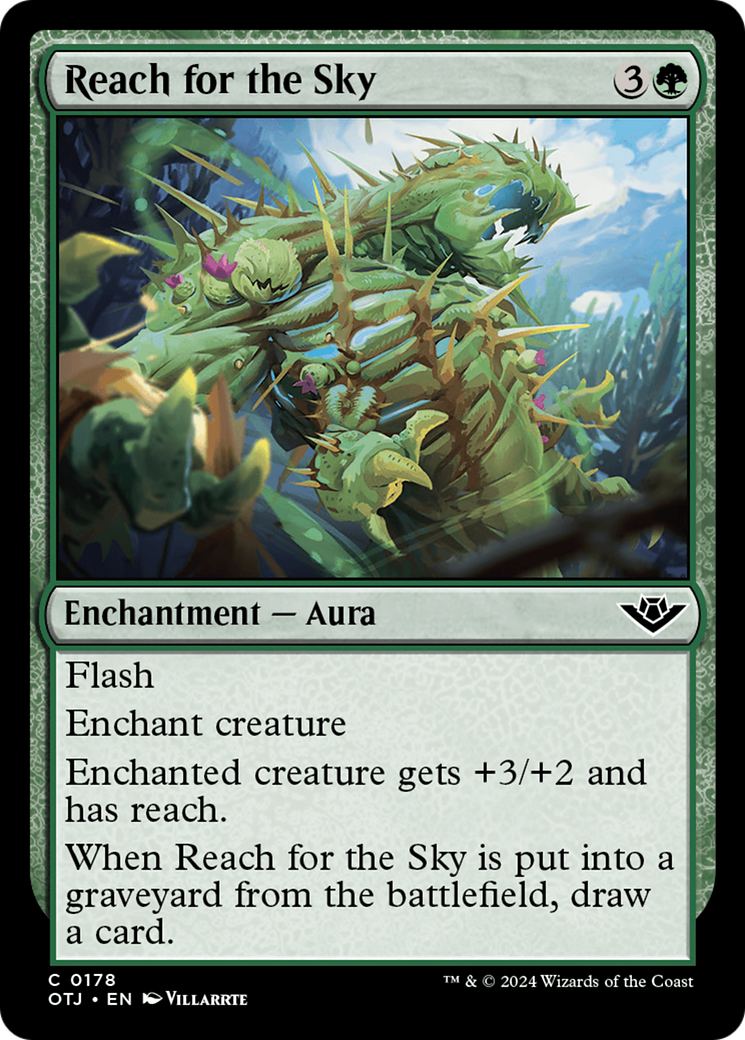 Reach for the Sky (OTJ-178) - Outlaws of Thunder Junction - Premium MTG Single from Wizards of the Coast - Just $0.25! Shop now at Game Crave Tournament Store