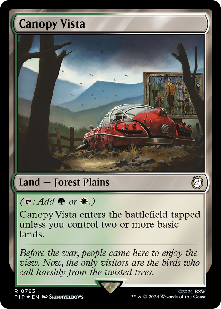 Canopy Vista (PIP-783) - Fallout Foil - Premium MTG Single from Wizards of the Coast - Just $1.38! Shop now at Game Crave Tournament Store