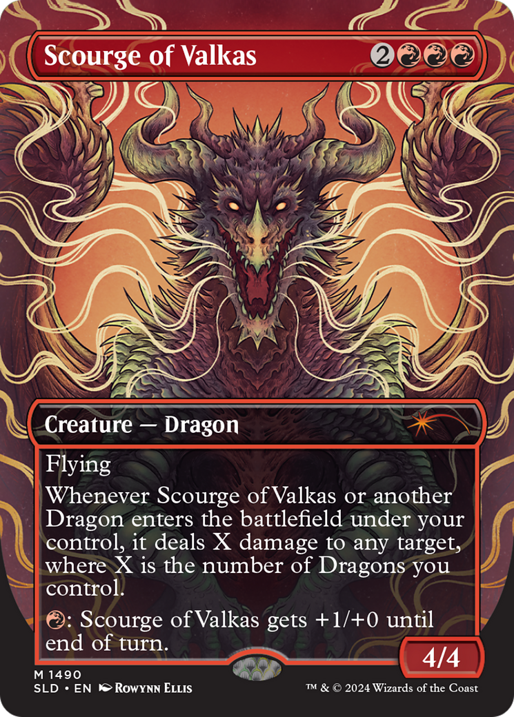 Scourge of Valkas (SLD-1490) - Secret Lair Drop - Premium MTG Single from Wizards of the Coast - Just $25.64! Shop now at Game Crave Tournament Store