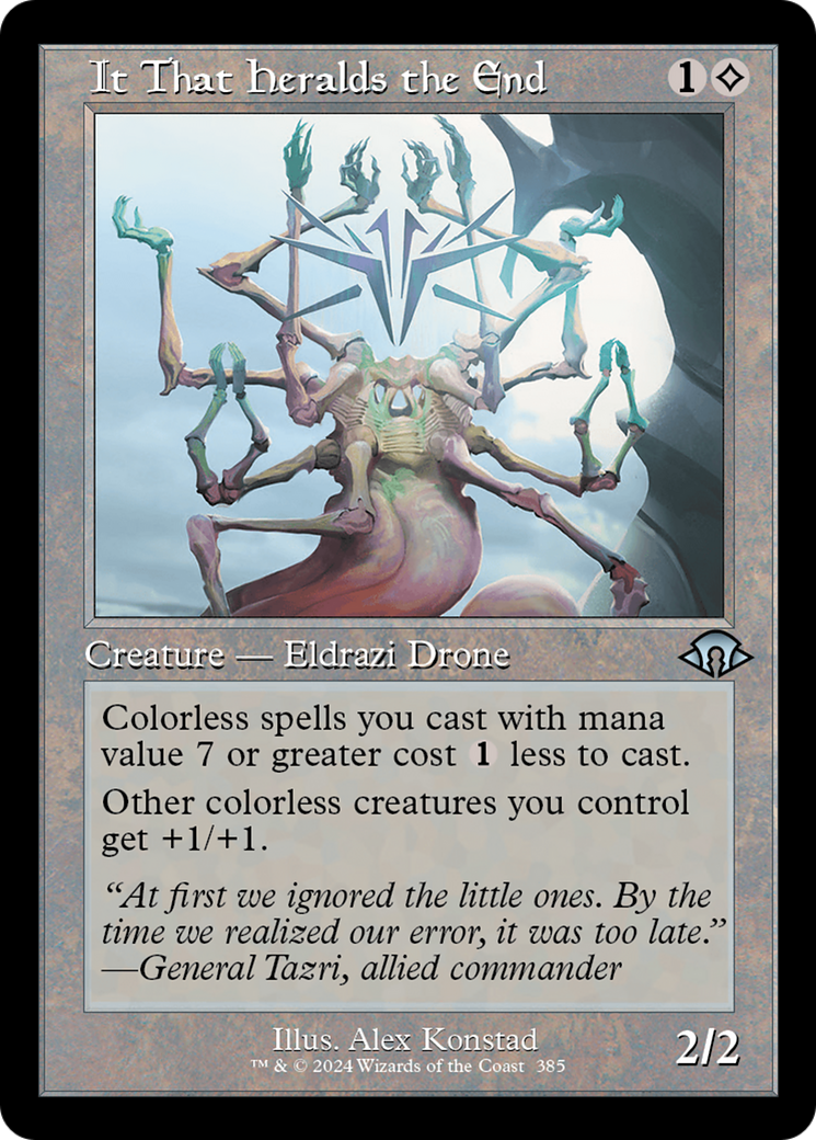 It That Heralds the End (MH3-385) - Modern Horizons 3 - Premium MTG Single from Wizards of the Coast - Just $0.93! Shop now at Game Crave Tournament Store