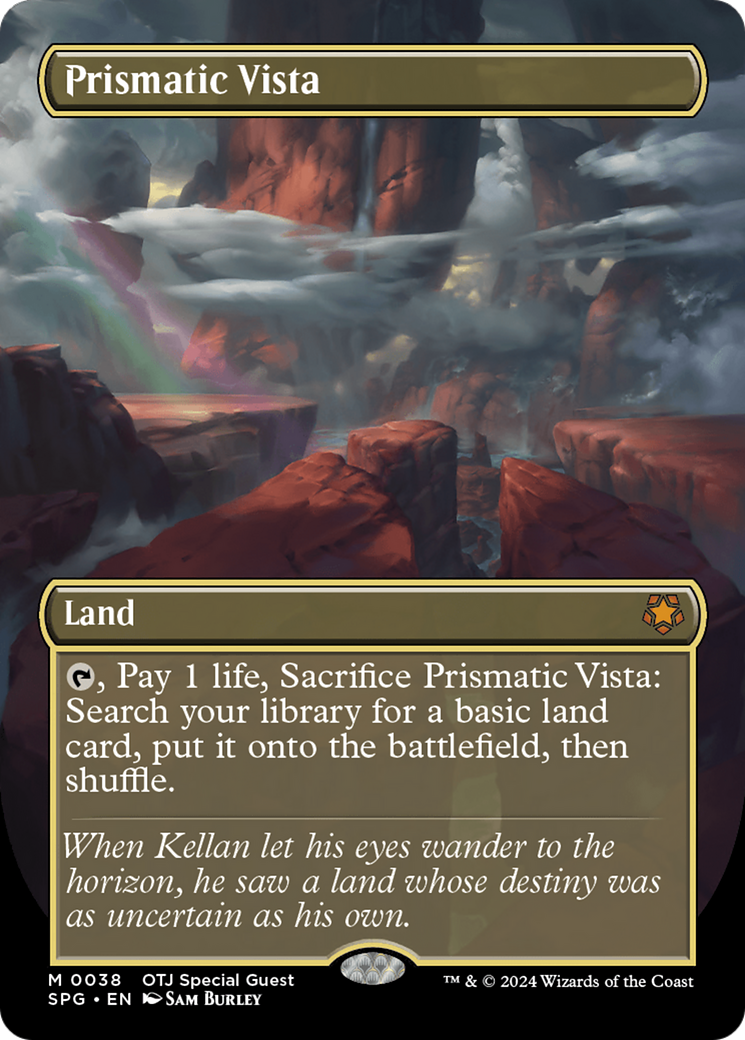Prismatic Vista (SPG-038) - Special Guests (Borderless) - Premium MTG Single from Wizards of the Coast - Just $30.36! Shop now at Game Crave Tournament Store