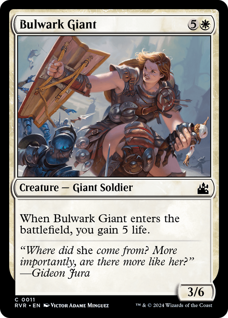 Bulwark Giant (RVR-011) - Ravnica Remastered Foil - Premium MTG Single from Wizards of the Coast - Just $0.25! Shop now at Game Crave Tournament Store