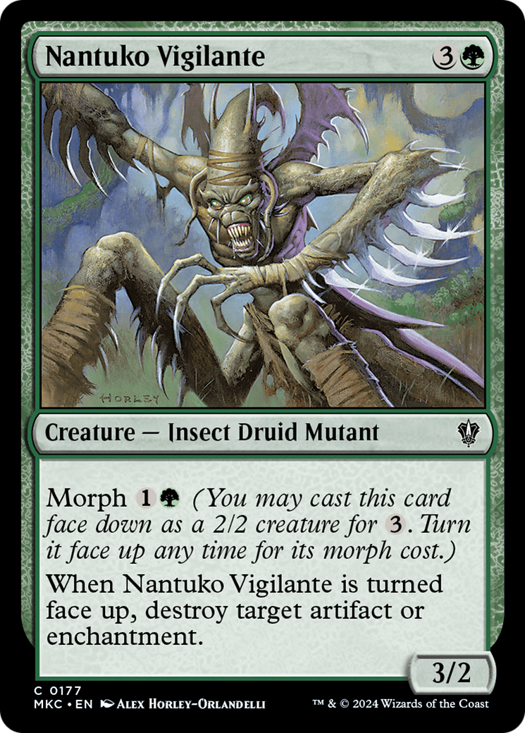 Nantuko Vigilante (MKC-177) - Murders at Karlov Manor Commander - Premium MTG Single from Wizards of the Coast - Just $0.24! Shop now at Game Crave Tournament Store