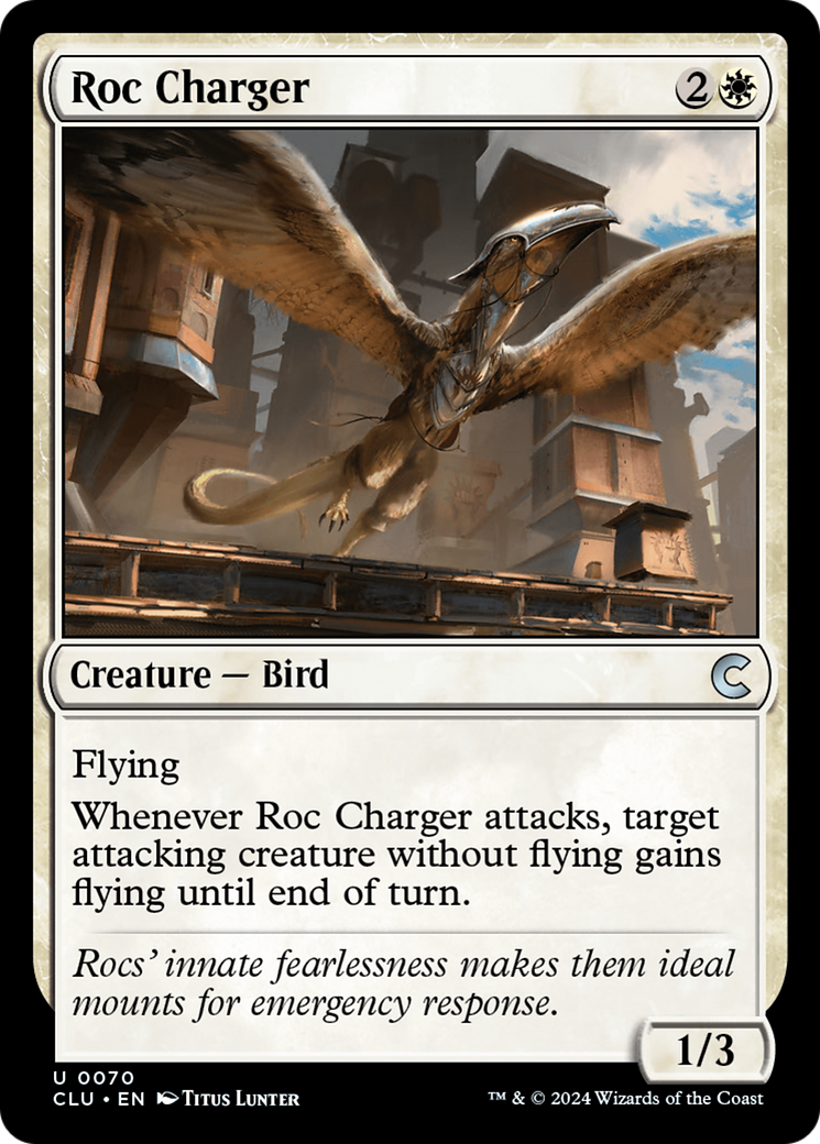 Roc Charger (CLU-070) - Ravnica: Clue Edition - Premium MTG Single from Wizards of the Coast - Just $0.26! Shop now at Game Crave Tournament Store