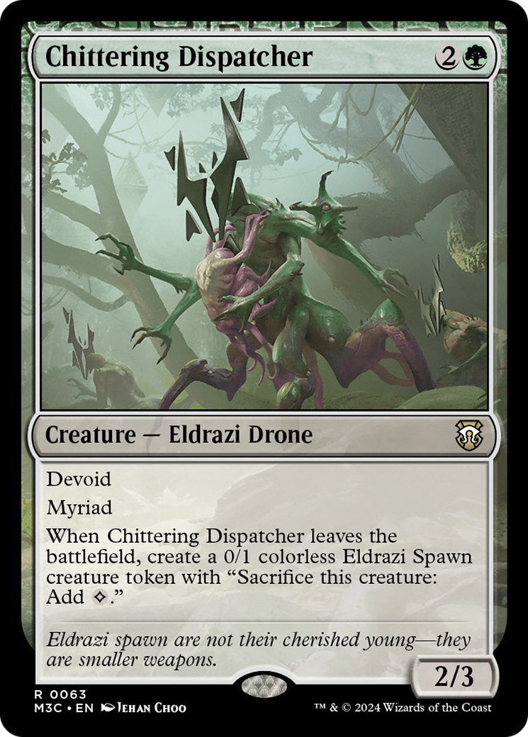 Chittering Dispatcher (M3C-063) - Modern Horizons 3 Commander Foil - Premium MTG Single from Wizards of the Coast - Just $1.37! Shop now at Game Crave Tournament Store