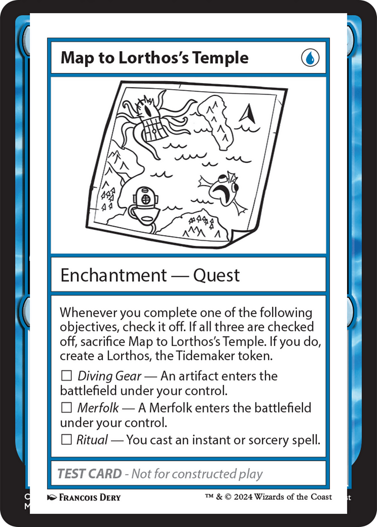 Map to Lorthos's Temple (MB2-295) - Mystery Booster 2 - Premium MTG Single from Wizards of the Coast - Just $0.25! Shop now at Game Crave Tournament Store