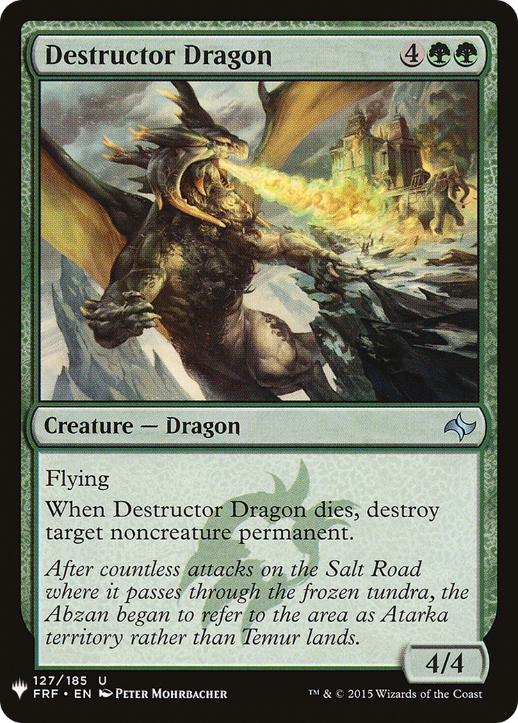 Destructor Dragon (MB1-1182) - Mystery Booster