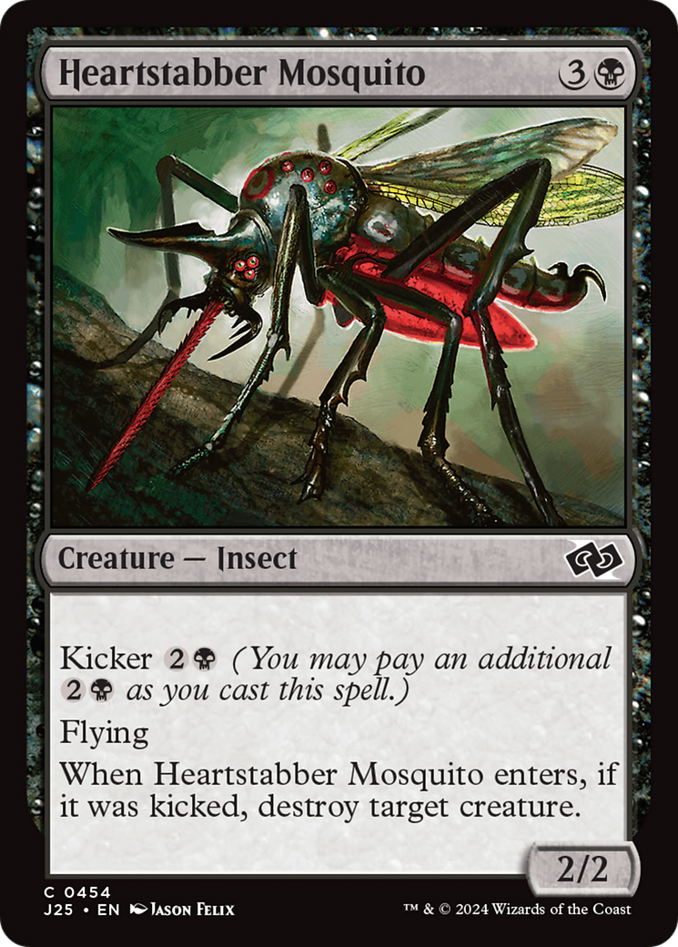 Heartstabber Mosquito (J25-454) - Foundations Jumpstart - Premium MTG Single from Wizards of the Coast - Just $0.25! Shop now at Game Crave Tournament Store