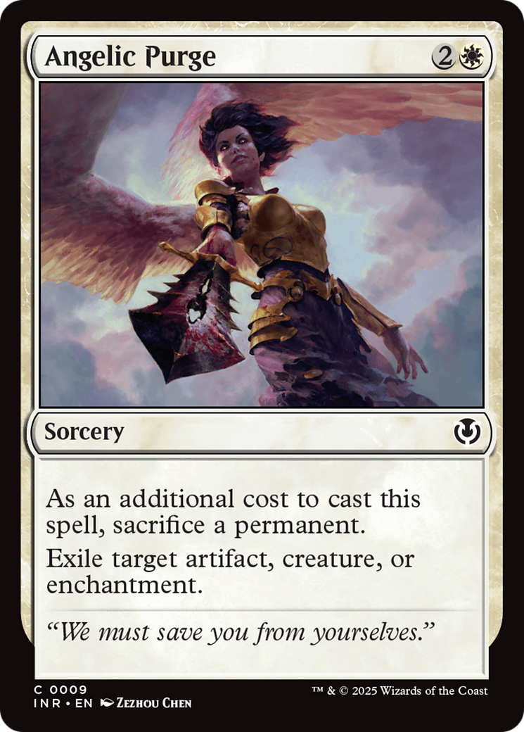 Angelic Purge (-009) - Innistrad Remastered Foil - Premium MTG Single from Wizards of the Coast - Just $0.25! Shop now at Game Crave Tournament Store