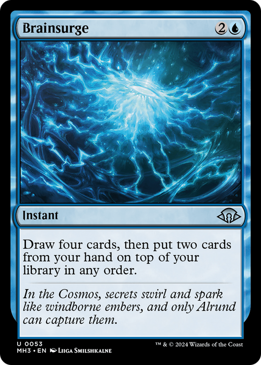 Brainsurge (MH3-053) - Modern Horizons 3 - Premium MTG Single from Wizards of the Coast - Just $0.33! Shop now at Game Crave Tournament Store
