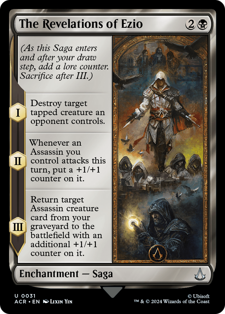 The Revelations of Ezio (ACR-031) - Assassin's Creed - Premium MTG Single from Wizards of the Coast - Just $0.25! Shop now at Game Crave Tournament Store