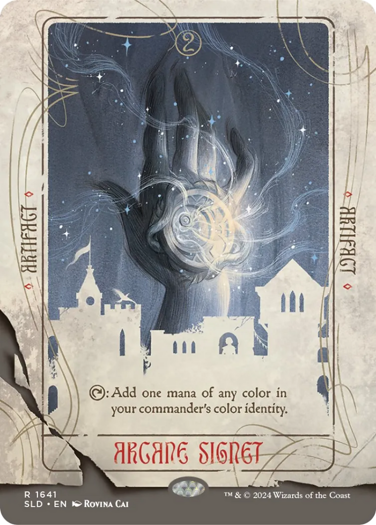 Arcane Signet (SLD-1641) - Secret Lair Drop (Borderless) - Premium MTG Single from Wizards of the Coast - Just $13.80! Shop now at Game Crave Tournament Store