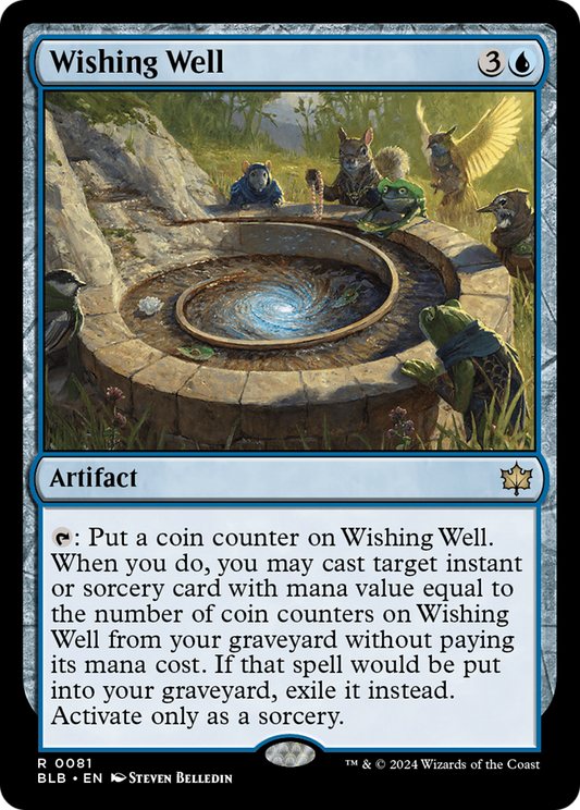 Wishing Well (BLB-081) - Bloomburrow - Premium MTG Single from Wizards of the Coast - Just $0.25! Shop now at Game Crave Tournament Store