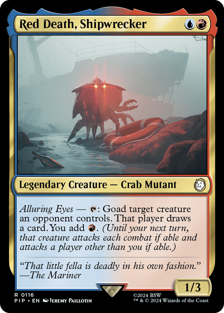 Red Death, Shipwrecker (PIP-116) - Fallout - Premium MTG Single from Wizards of the Coast - Just $0.25! Shop now at Game Crave Tournament Store
