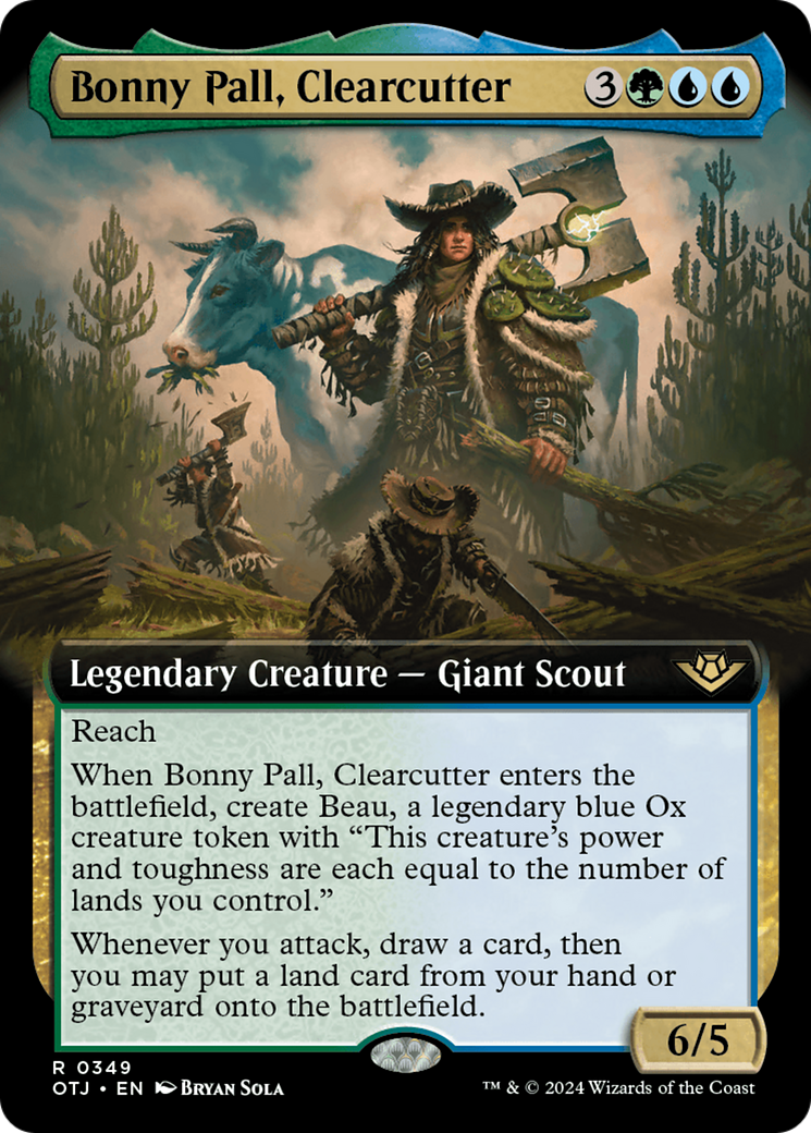 Bonny Pall, Clearcutter (OTJ-349) - Outlaws of Thunder Junction: (Extended Art) - Premium MTG Single from Wizards of the Coast - Just $2.02! Shop now at Game Crave Tournament Store