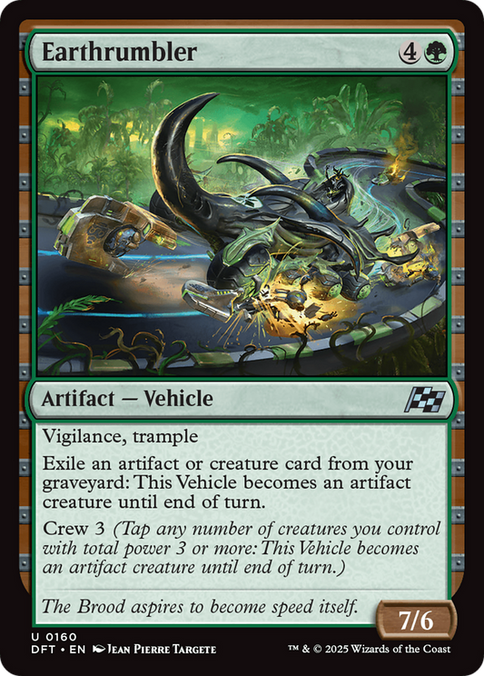 Earthrumbler (-160) - Aetherdrift Foil - Premium MTG Single from Wizards of the Coast - Just $0.25! Shop now at Game Crave Tournament Store