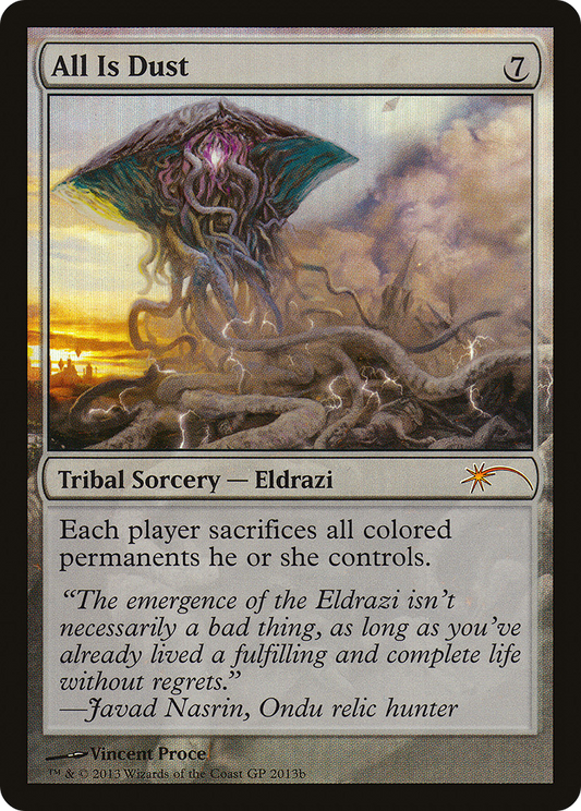 All Is Dust (PGPX-2013B) - Grand Prix Promos Foil