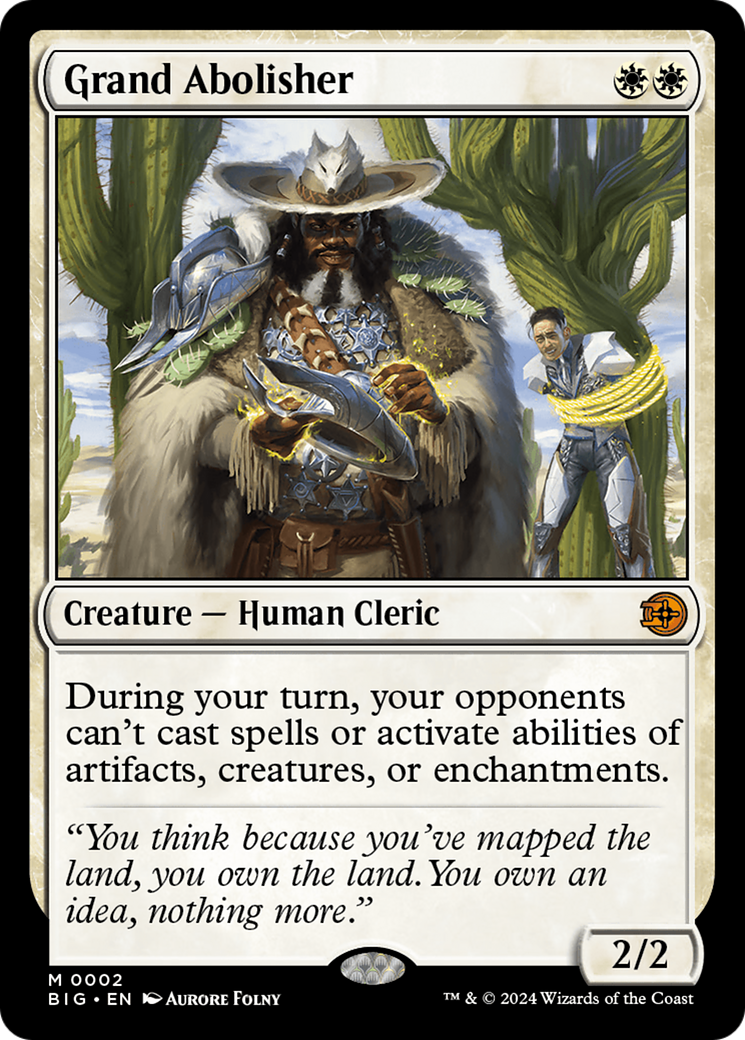 Grand Abolisher (BIG-002) - The Big Score Foil - Premium MTG Single from Wizards of the Coast - Just $7.86! Shop now at Game Crave Tournament Store