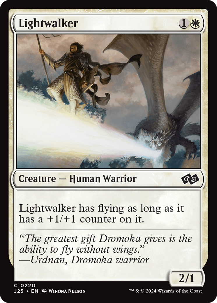 Lightwalker (J25-220) - Foundations Jumpstart - Premium MTG Single from Wizards of the Coast - Just $0.25! Shop now at Game Crave Tournament Store