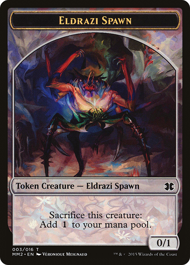 Eldrazi Spawn (TMM2-003) - Modern Masters 2015 Tokens