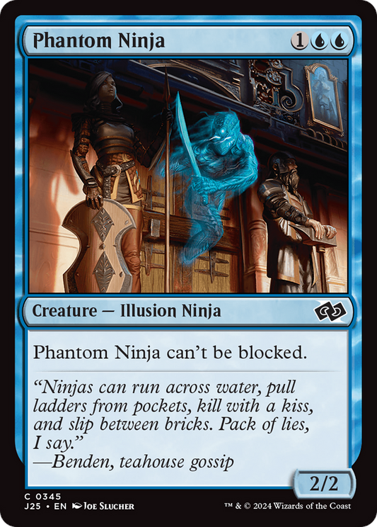 Phantom Ninja (J25-345) - Foundations Jumpstart - Premium MTG Single from Wizards of the Coast - Just $0.25! Shop now at Game Crave Tournament Store