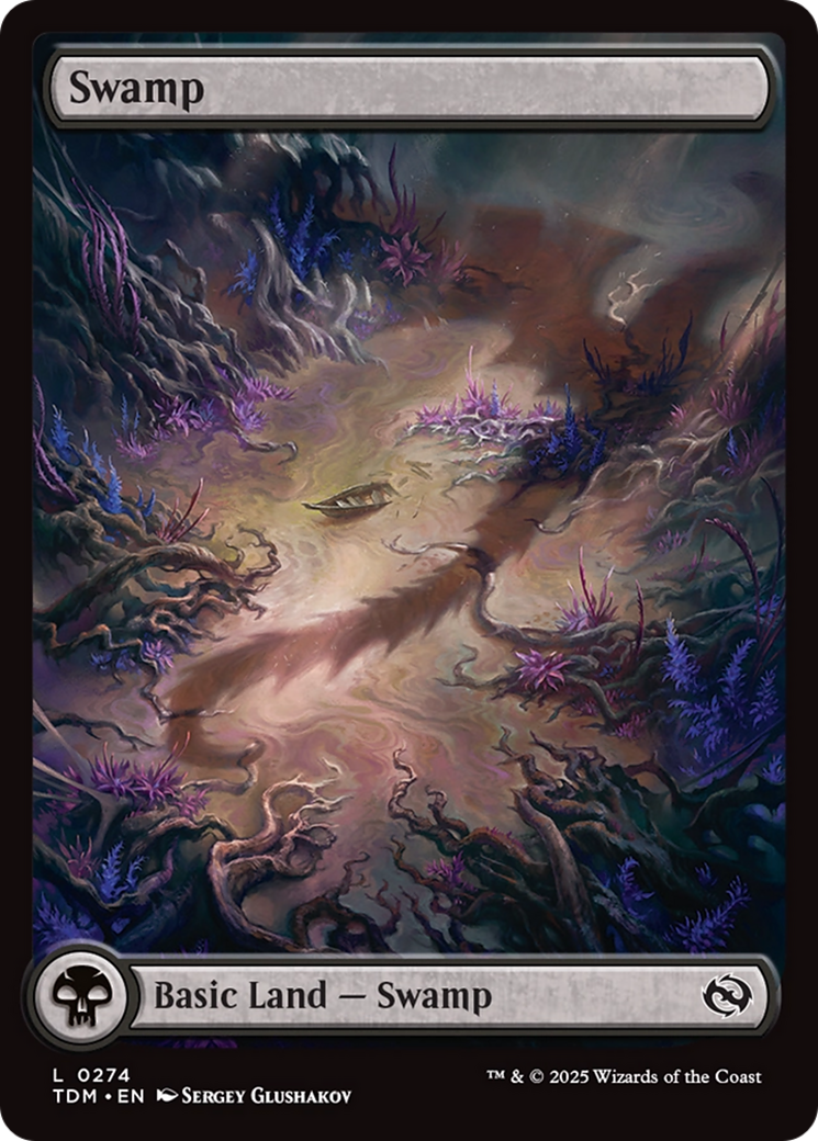 Swamp (0274) (TDM-274) - Tarkir: Dragonstorm Foil - Premium MTG Single from Wizards of the Coast - Just $0.09! Shop now at Game Crave Tournament Store
