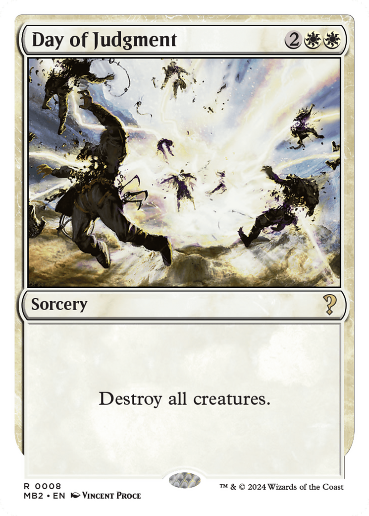 Day of Judgment (MB2-008) - Mystery Booster 2 - Premium MTG Single from Wizards of the Coast - Just $0.56! Shop now at Game Crave Tournament Store