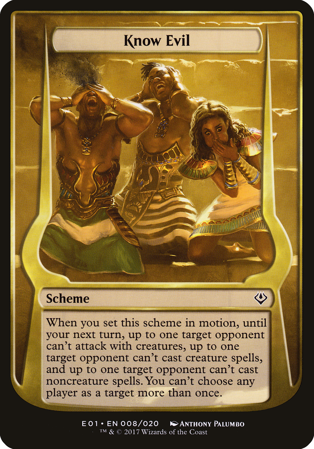 Know Evil (OE01-08★) - Archenemy: Nicol Bolas Schemes
