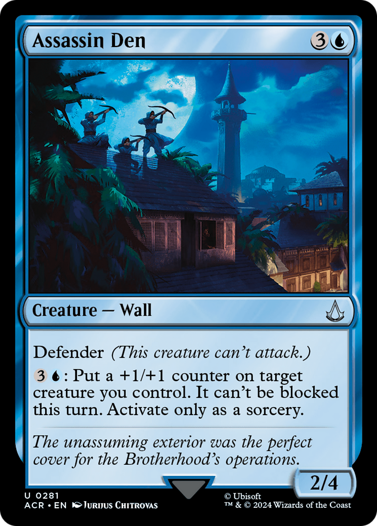 Assassin Den (ACR-281) - Assassin's Creed - Premium MTG Single from Wizards of the Coast - Just $0.25! Shop now at Game Crave Tournament Store