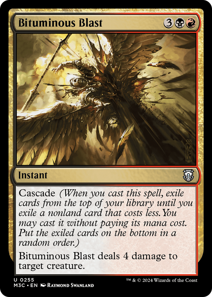 Bituminous Blast (M3C-255) - Modern Horizons 3 Commander Foil - Premium MTG Single from Wizards of the Coast - Just $0.25! Shop now at Game Crave Tournament Store