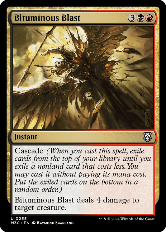 Bituminous Blast (M3C-255) - Modern Horizons 3 Commander Foil - Premium MTG Single from Wizards of the Coast - Just $0.25! Shop now at Game Crave Tournament Store