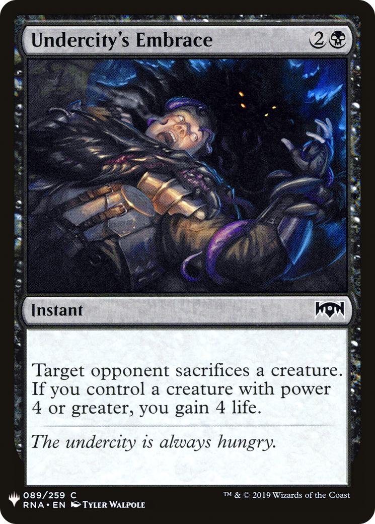 Undercity's Embrace (MB1-805) - Mystery Booster