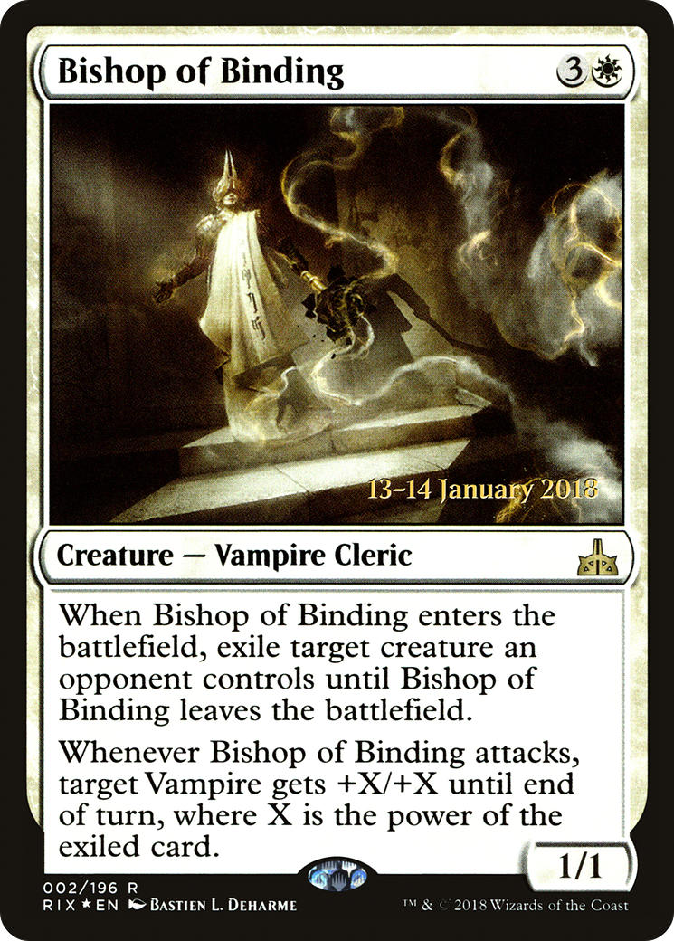 Bishop of Binding (PRIX-02S) - Rivals of Ixalan Promos Foil