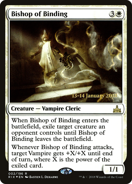 Bishop of Binding (PRIX-02S) - Rivals of Ixalan Promos Foil