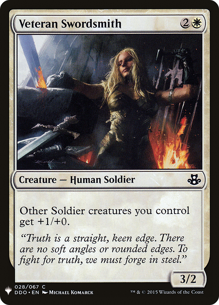 Veteran Swordsmith (MB1-265) - Mystery Booster