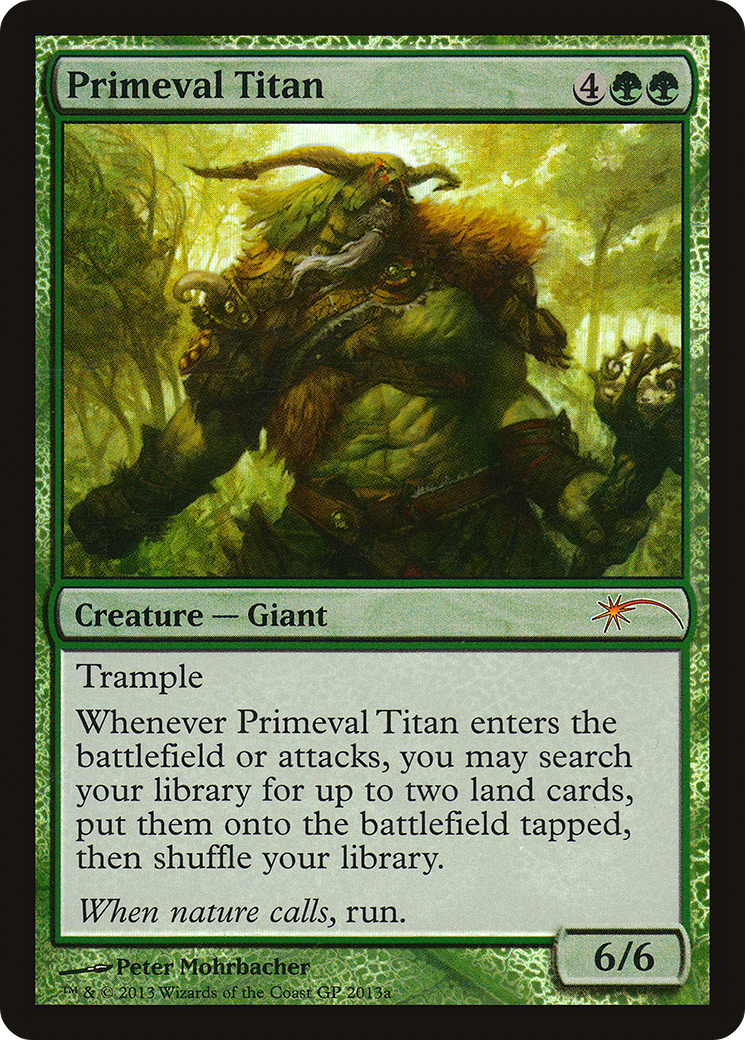 Primeval Titan (PGPX-2013A) - Grand Prix Promos Foil