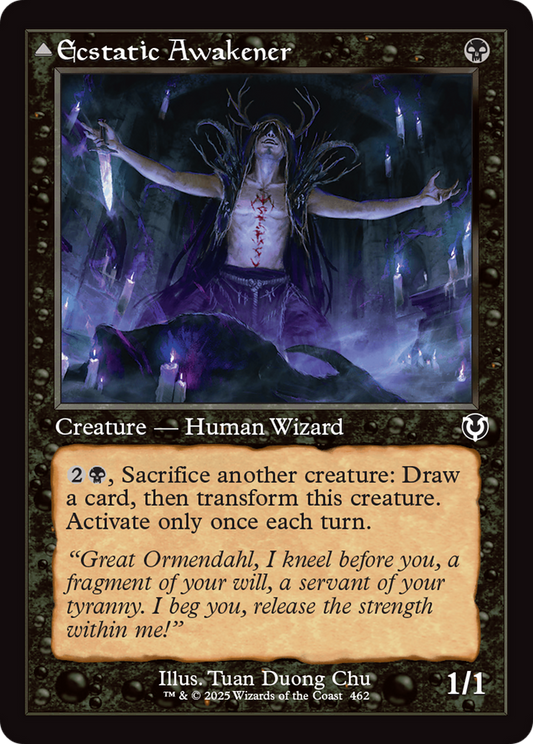 Ecstatic Awakener // Awoken Demon (Retro Frame) (-462) - Innistrad Remastered - Premium MTG Single from Wizards of the Coast - Just $0.26! Shop now at Game Crave Tournament Store