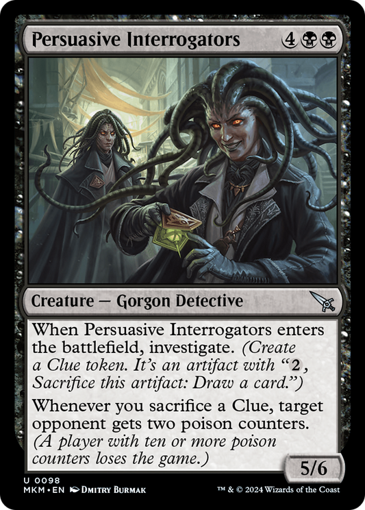 Persuasive Interrogators (MKM-098) - Murders at Karlov Manor Foil - Premium MTG Single from Wizards of the Coast - Just $0.25! Shop now at Game Crave Tournament Store