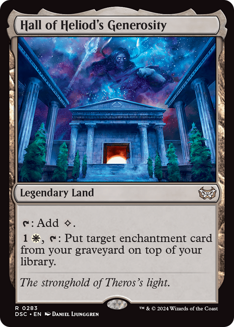 Hall of Heliod's Generosity (DSC-283) - Duskmourn: House of Horror Commander - Premium MTG Single from Wizards of the Coast - Just $3.94! Shop now at Game Crave Tournament Store