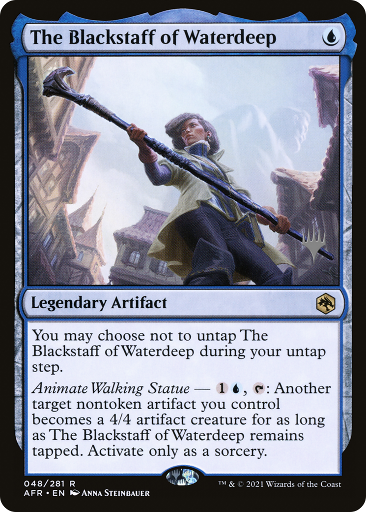 The Blackstaff of Waterdeep (PAFR-48P) - Adventures in the Forgotten Realms Promos Foil