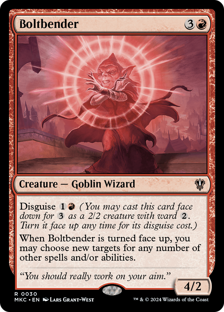 Boltbender (MKC-030) - Murders at Karlov Manor Commander - Premium MTG Single from Wizards of the Coast - Just $0.25! Shop now at Game Crave Tournament Store